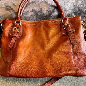 S-ZONE Genuine Leather Handbag Shoulder Purse Satchel Tote Crossbody Bag